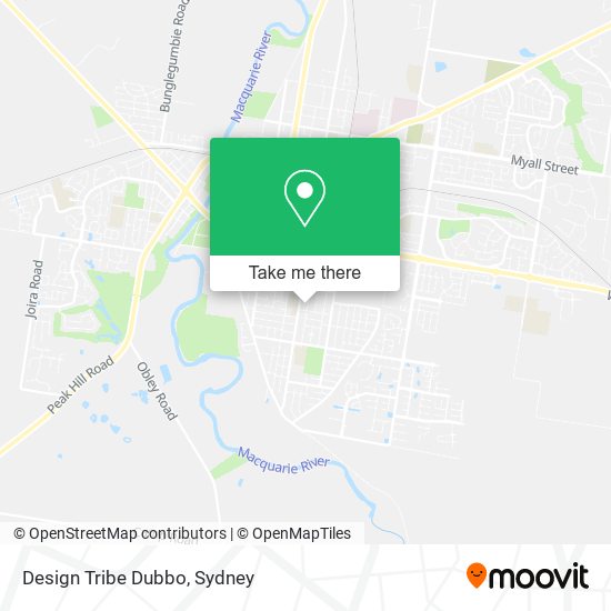 Design Tribe Dubbo map