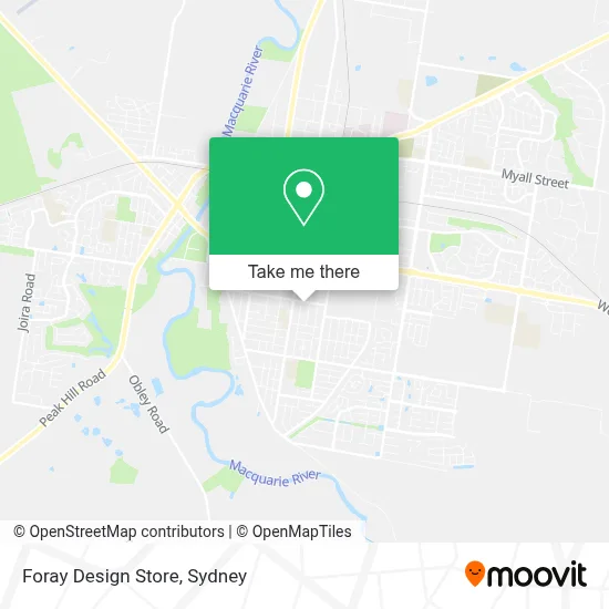 Foray Design Store map