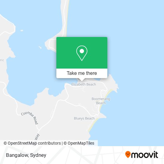 Mapa Bangalow