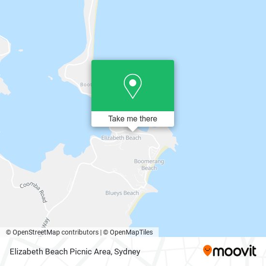 Elizabeth Beach Picnic Area map