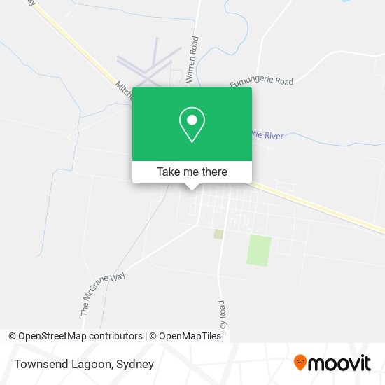 Townsend Lagoon map