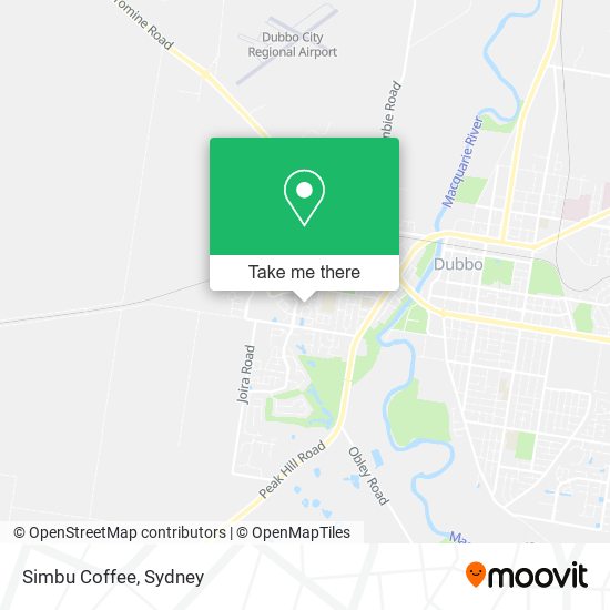 Simbu Coffee map