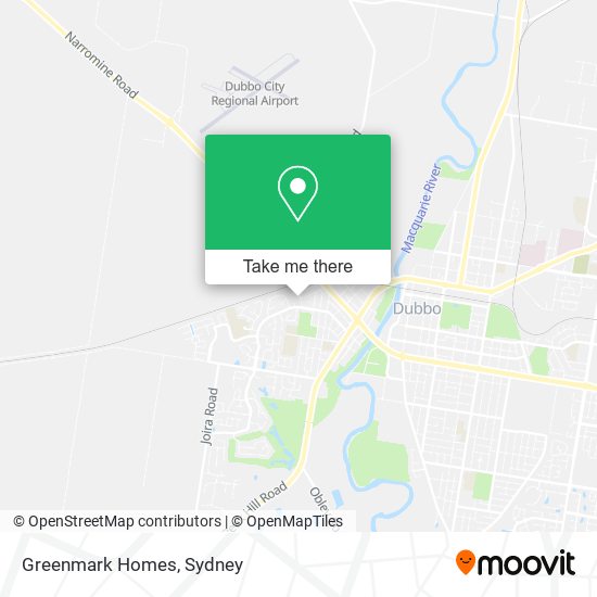 Greenmark Homes map