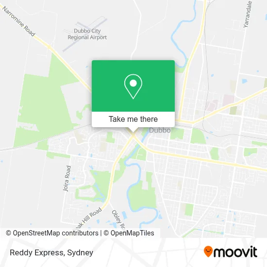 Reddy Express map
