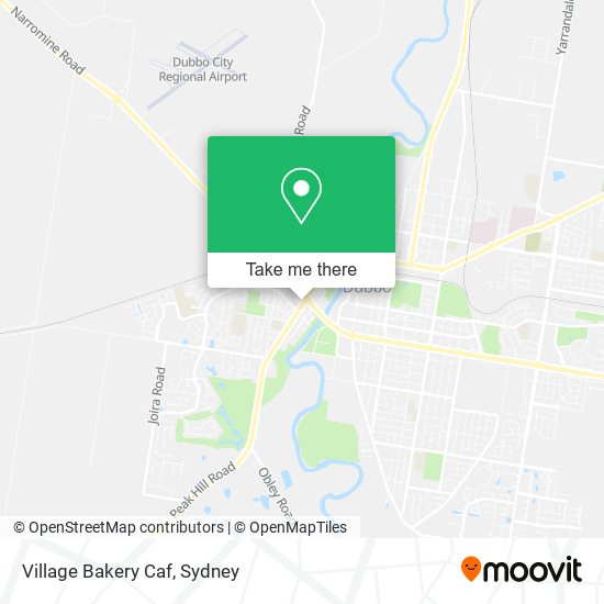 Village Bakery Caf map