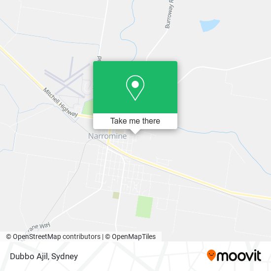 Mapa Dubbo Ajil