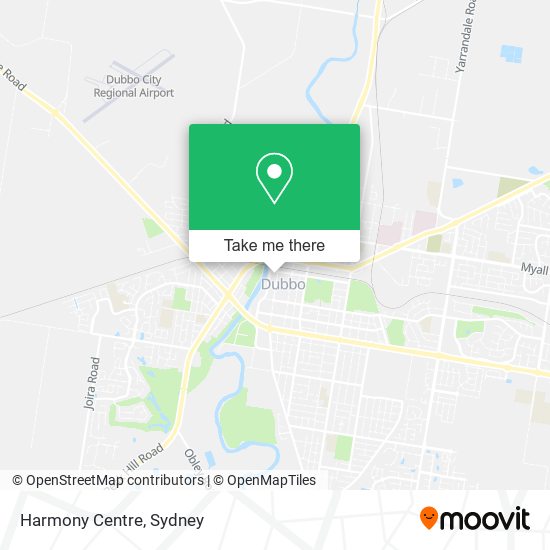 Harmony Centre map