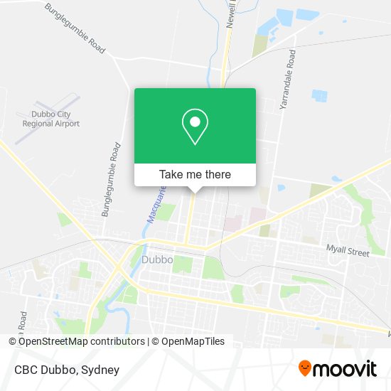 Mapa CBC Dubbo