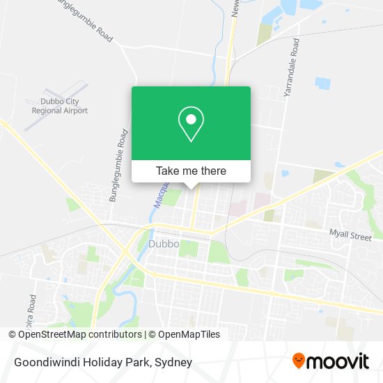 Goondiwindi Holiday Park map