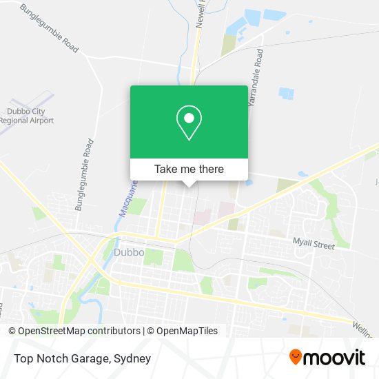 Top Notch Garage map