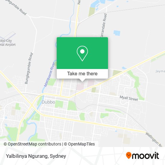 Yalbilinya Ngurang map