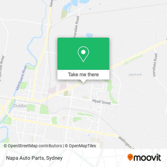Napa Auto Parts map