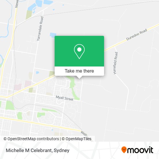 Michelle M Celebrant map