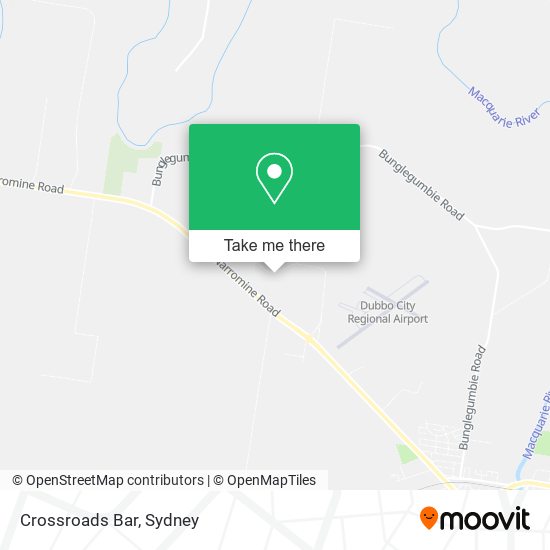 Crossroads Bar map