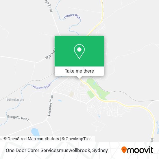 One Door Carer Servicesmuswellbrook map