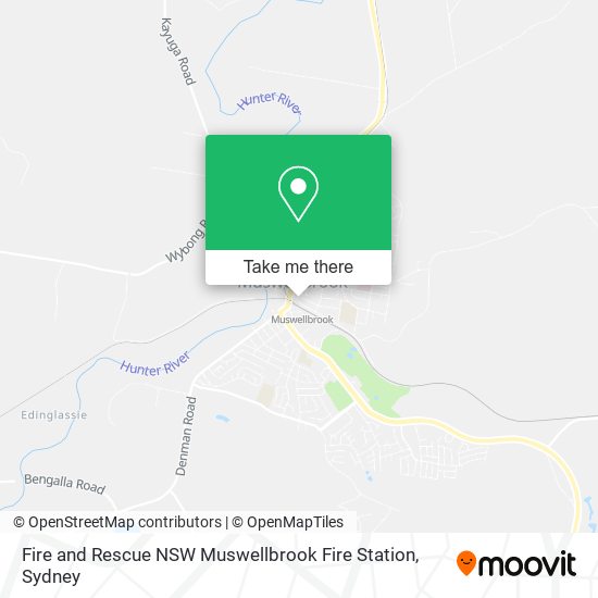 Fire and Rescue NSW Muswellbrook Fire Station map