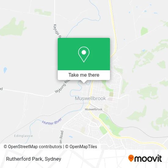 Rutherford Park map