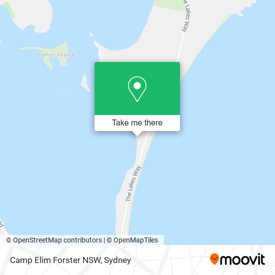 Camp Elim Forster NSW map