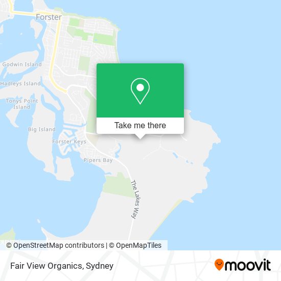 Fair View Organics map
