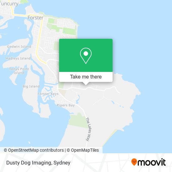 Dusty Dog Imaging map