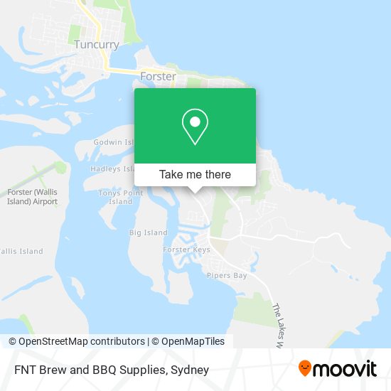 FNT Brew and BBQ Supplies map