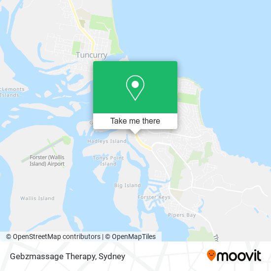 Gebzmassage Therapy map