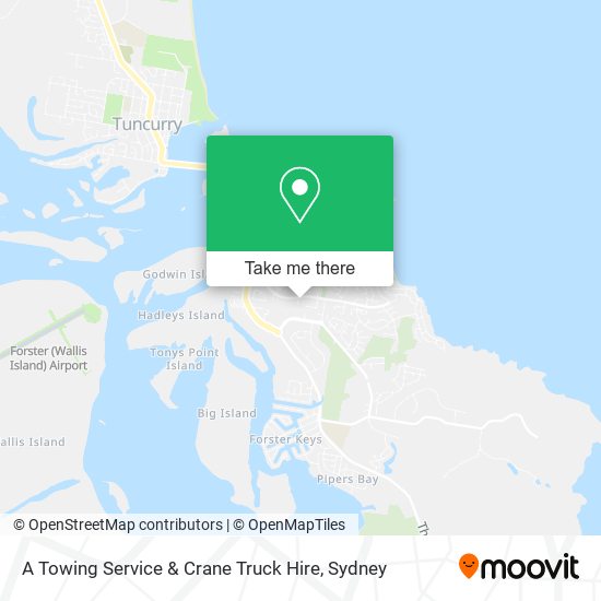 A Towing Service & Crane Truck Hire map