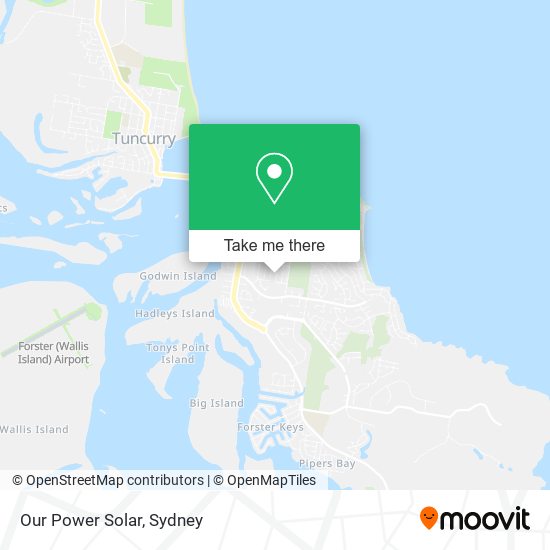 Our Power Solar map