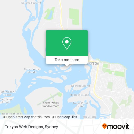 Trikyas Web Designs map