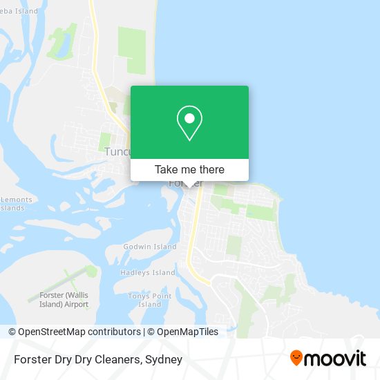 Forster Dry Dry Cleaners map