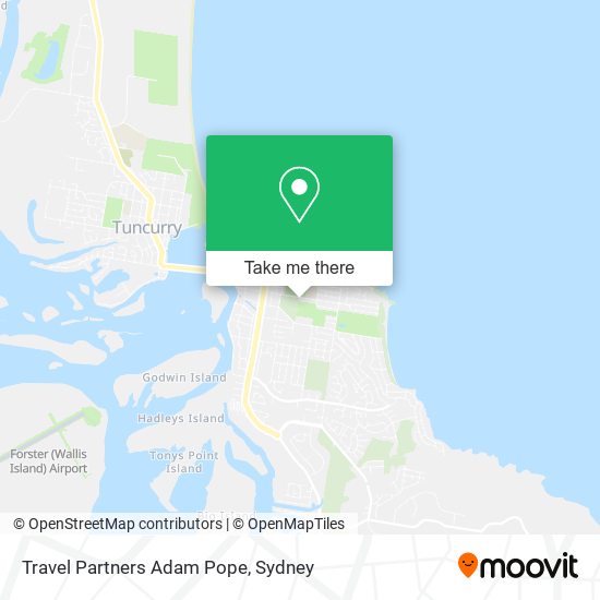 Travel Partners Adam Pope map