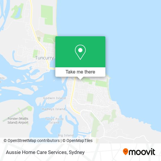 Mapa Aussie Home Care Services