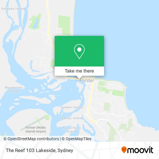 The Reef 103 Lakeside map