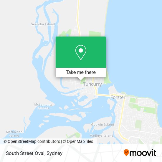 South Street Oval map