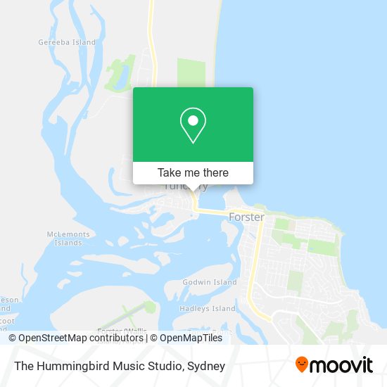 The Hummingbird Music Studio map