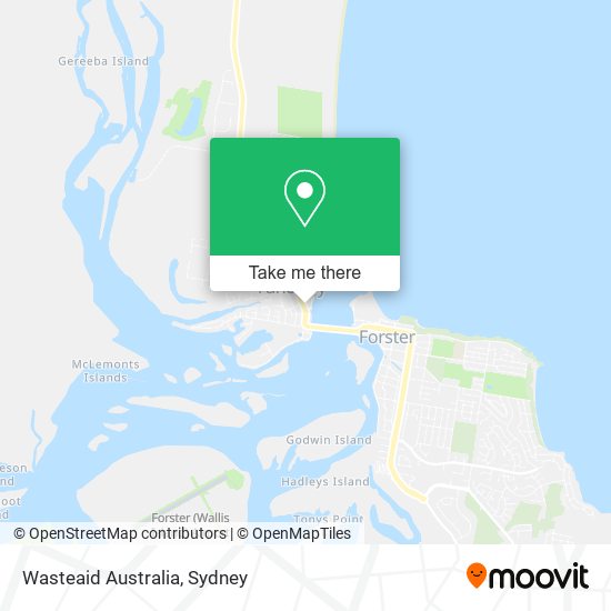 Wasteaid Australia map