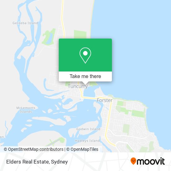 Elders Real Estate map