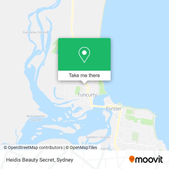 Heidis Beauty Secret map