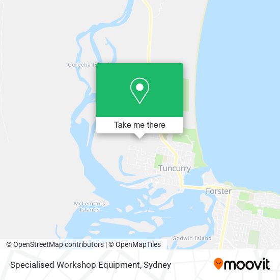 Specialised Workshop Equipment map
