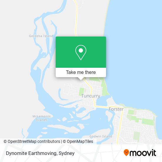 Dynomite Earthmoving map