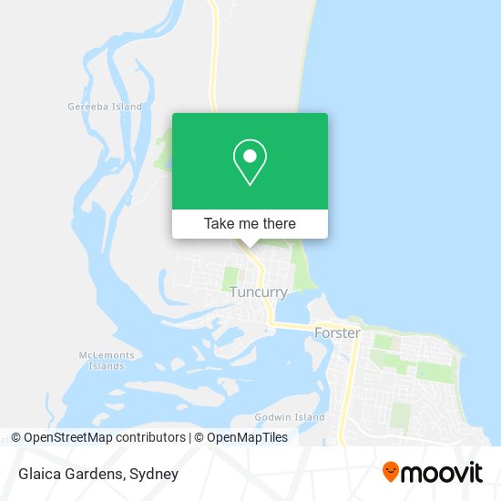 Glaica Gardens map