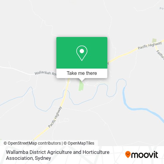 Wallamba District Agriculture and Horticulture Association map