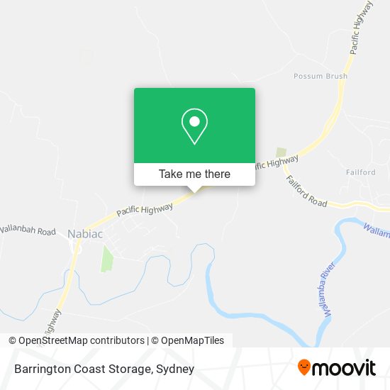 Barrington Coast Storage map