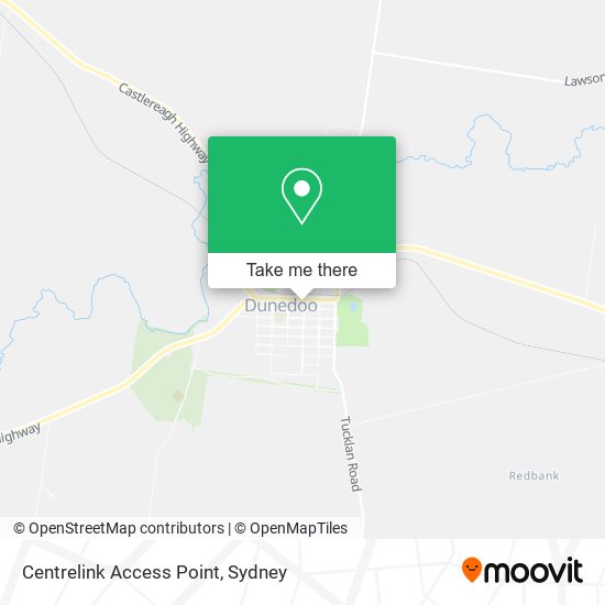 Centrelink Access Point map