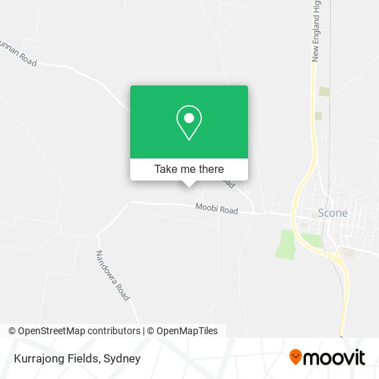 Kurrajong Fields map