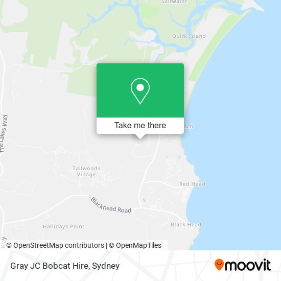 Gray JC Bobcat Hire map