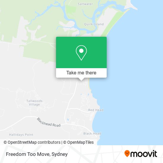 Freedom Too Move map