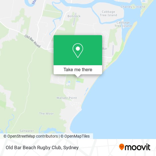 Old Bar Beach Rugby Club map