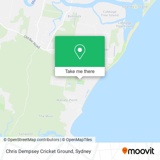 Mapa Chris Dempsey Cricket Ground