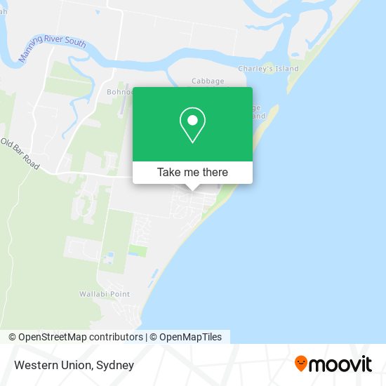 Western Union map